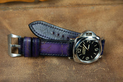 Bosphorus Watch Strap - Parchment Patina Purple