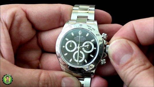 How to Wind a Rolex Watch and Set it on Time - Submariner, Datejust, Daytona & GMT Master