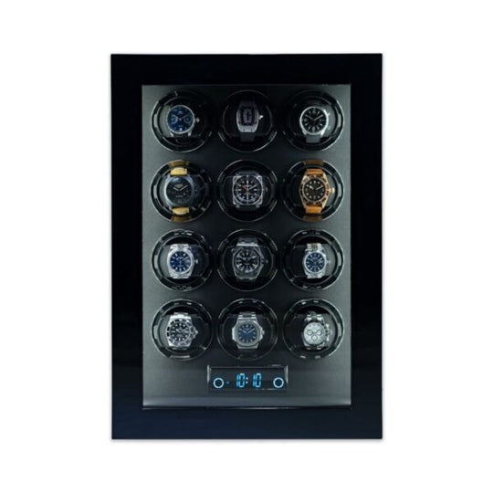Billstone Fusion 12 Fingerprint Macassar - Watch Winder