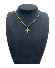 CRM Diamond Dollar Coin Pendant