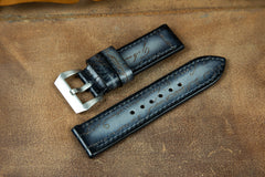 Bosphorus Watch Strap - Parchment Patina Grey