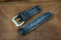 Bosphorus Watch Strap - Patina Canvas Jean Blue 01