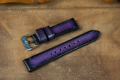 Bosphorus Watch Strap - Parchment Patina Purple