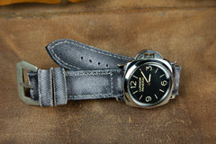 Bosphorus Watch Strap - Patina Canvas Grey