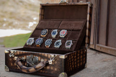 Watch Trunk - Master Patina Alligator Light Brown