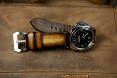 Bosphorus Watch Strap - Parchment Honey Brown