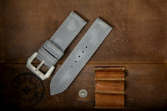 Bosphorus Watch Strap - Rolled Canvas Grey 01