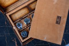 Watch Collector Case Combination Lock - Master Edition Parchment Patina Honey Brown