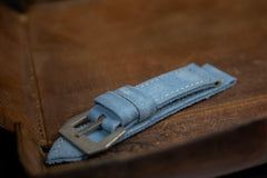 Bosphorus Watch Strap - Rolled Canvas Light Blue