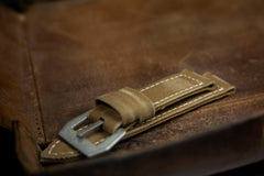 Bosphorus Watch Strap - Rolled Canvas Milky Brown