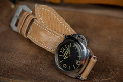 Bosphorus Watch Strap - Rolled Canvas Mustard