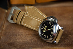 Bosphorus Watch Strap - Rolled Canvas Milky Brown