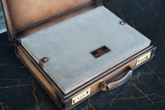 Watch Collector Case Combination Lock - Master Edition Patina Java Brown
