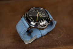 Bosphorus Watch Strap - Rolled Canvas Light Blue