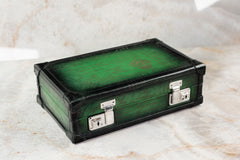 Petra Watch Case - Parchment Dark Green