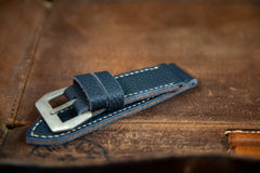 Bosphorus Watch Strap - Togo Dark Blue