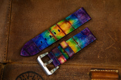 Watch Strap - CP Patina Art Rainbow