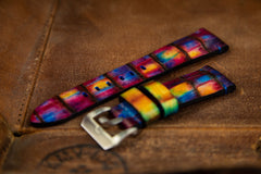 Watch Strap - CP Patina Art Rosella