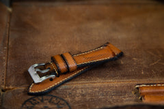 Watch Strap - Padded Textured Sephia