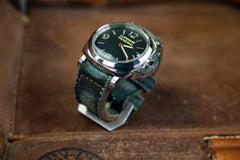 Watch Strap - Canvas Aged Dark Forest