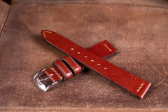 Watch Strap - Natural Burgundy