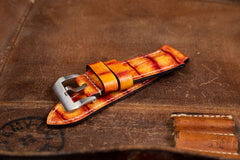 Watch Strap - CP Patina Art Orange