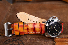 Watch Strap - CP Patina Art Orange