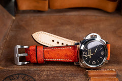 Watch Strap - Ostrich Patina Fire