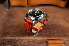 Watch Strap - Ostrich Patina Fire
