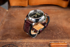 Watch Strap - Ostrich Patina Raisin