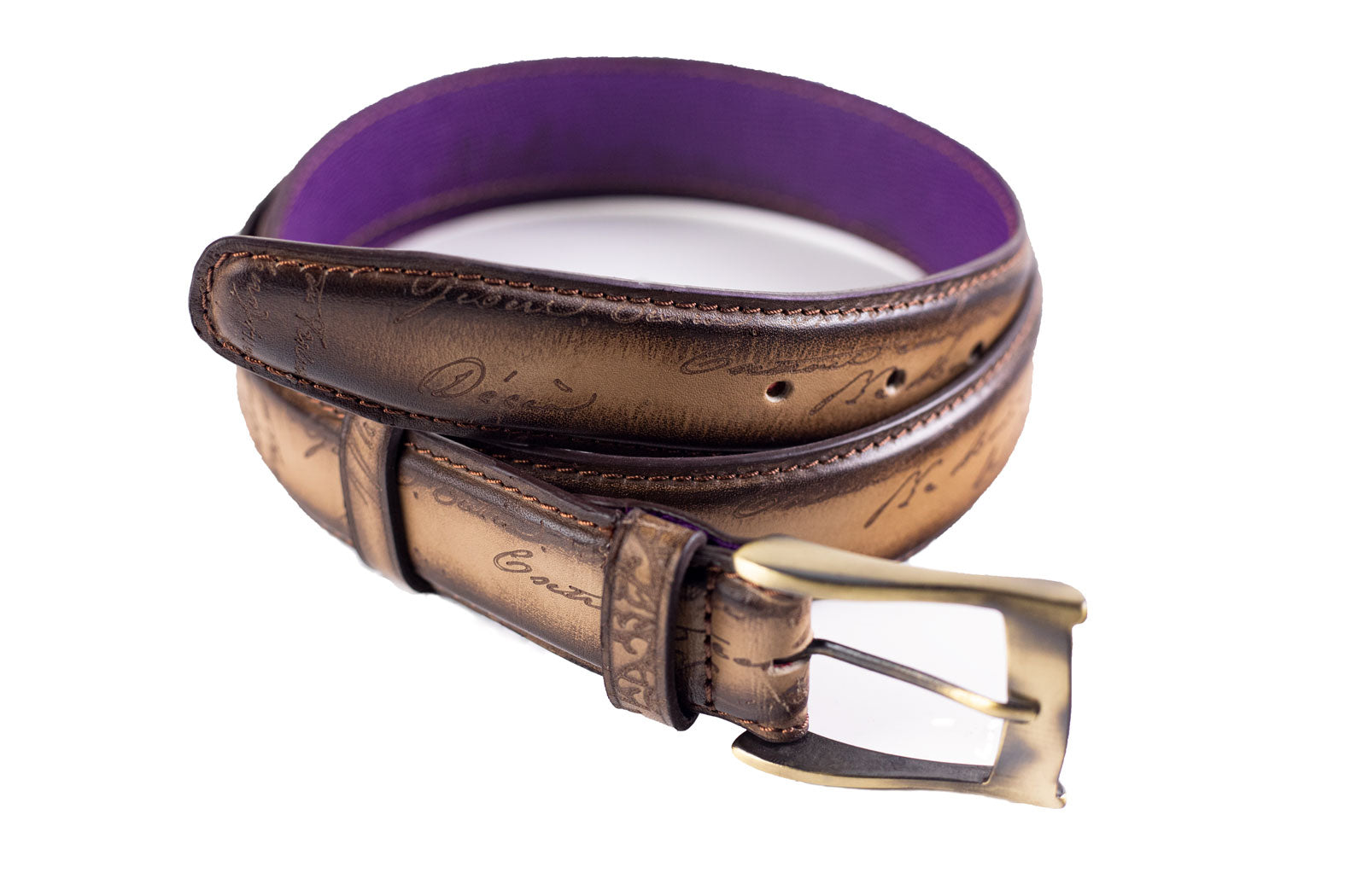 Bosphorus Leather Belt - Patina Sand