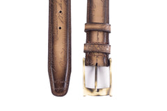 Bosphorus Leather Belt - Patina Sand