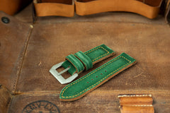 Bosphorus Watch Strap - Patina Canvas Pine
