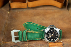 Bosphorus Watch Strap - Patina Canvas Pine