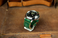 Bosphorus Watch Strap - Patina Canvas Pine