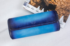 Galata Patina Sky Blue Watch Roll