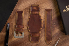 Bund Watch Strap - Aged Brown
