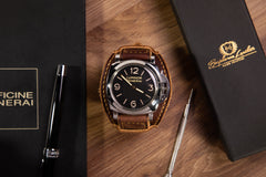 Bund Watch Strap - Aged Brown