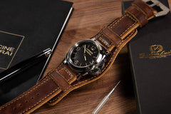 Bund Watch Strap - Aged Brown
