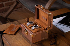 Petra Watch Case - Togo Camel