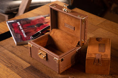 Petra Watch Case - Togo Camel