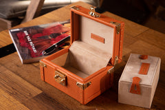 Petra Watch Case - Togo Orange