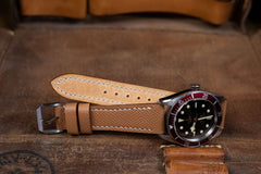 Bosphorus Watch Strap - Saffiano Camel