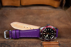 Bosphorus Watch Strap - Saffiano Purple
