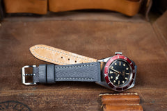 Bosphorus Watch Strap - Saffiano Dark Grey
