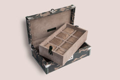 Petra Watch Case - Camouflage Green
