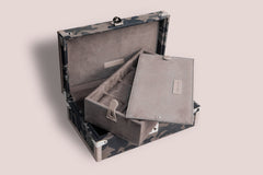 Petra Watch Case - Camouflage Grey