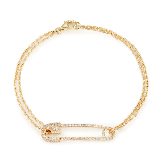 CRM Diamond Pin Bracelet
