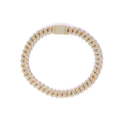 CRM 8mm Iced Out Miami Cuban Bracelet