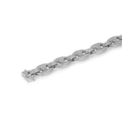 CRM 10mm Iced Out Gucci Link Bracelet